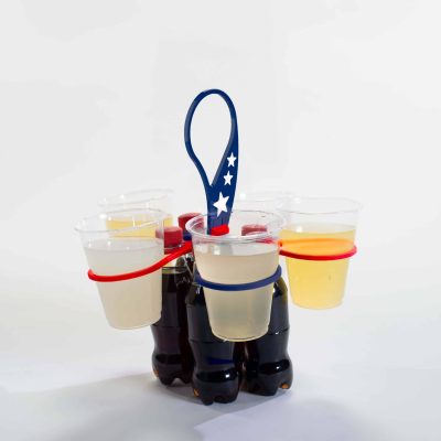 Reusable drink carrier for festival cups & Pet-bottles & Cups by The Original Cupkeeper